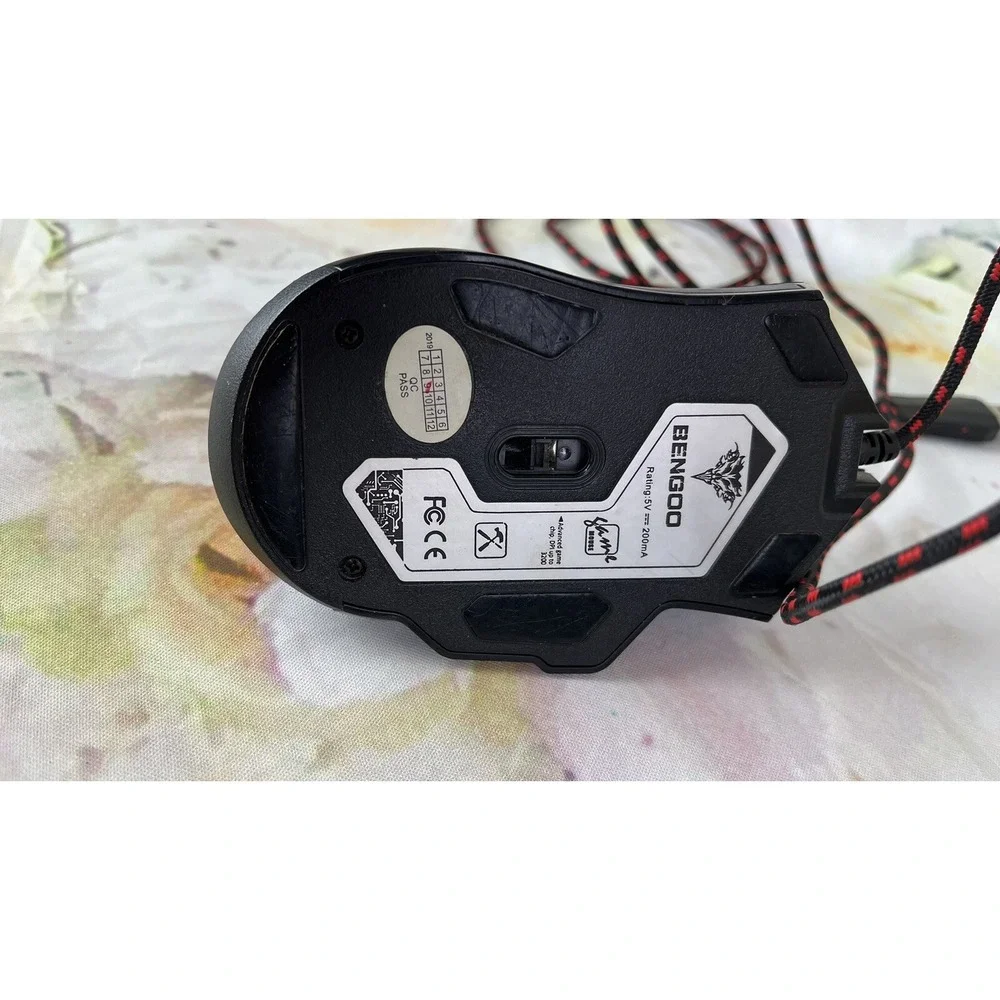 Bengoo Gaming Mouse Wired Advanced Game Chip Multicolor Light Ergonomic Design